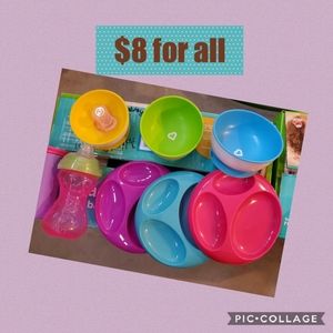 Baby plates and cups